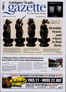 Antique Trades Gazette Magazine Issue 18/07/2026