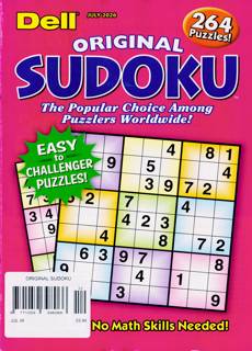 Original Sudoku Magazine Issue JUL 26