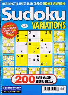 Sudoku Variations Magazine Issue NO 106