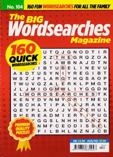 Big Wordsearch Magazine Issue NO 104