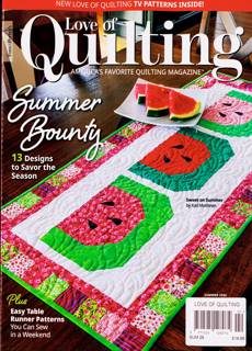 Love Of Quilting Magazine Issue SUMMER