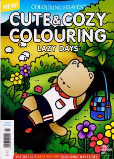Colouring Heaven Cute Cozy Magazine Issue LAZY DAYS