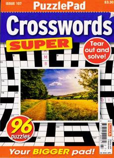 Puzzlelife Crossword Super Magazine Issue NO 107