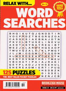 Relax with Wordsearches Magazine Issue NO 51