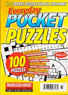 Everyday Pocket Puzzle Magazine Issue NO 177