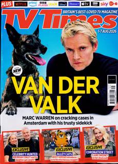 Tv Times England Magazine Issue 01/08/2026