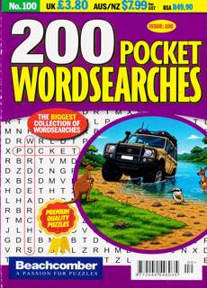 200 Pocket Wordsearches Magazine Issue NO 100