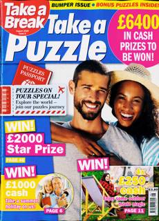 Take a Break Take a Puzzle Magazine Issue NO 8