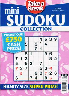 Tab Mini Sudoku Collection Magazine Issue NO 8