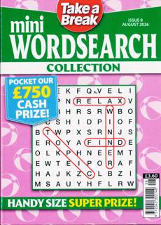 Tab Mini Wordsearch Coll Magazine Issue NO 8