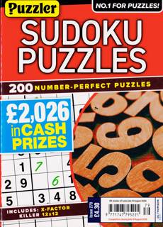Puzzler Sudoku Puzzles Magazine Issue NO 279