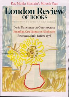 London Review Of Books Magazine Issue VOL48/13