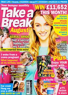 Take a Break Monthly Magazine Issue AUG 26