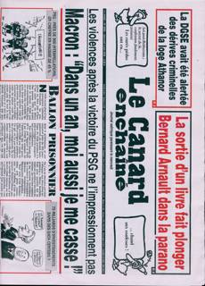 Le Canard Enchaine Magazine Issue NO5508