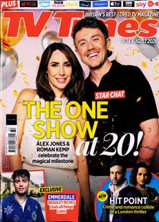 TV Times England Magazine Issue 08/08/2026