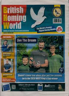 British Homing World Magazine Issue NO 7847