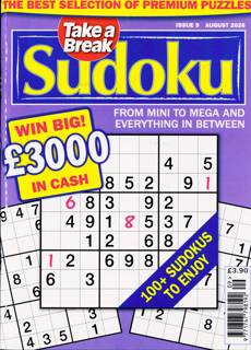 Take a Break Sudoku Magazine Issue NO 9