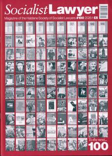 Socialist Lawyer Magazine Issue NO100