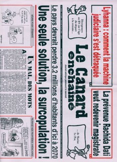 Le Canard Enchaine Magazine Issue NO5509