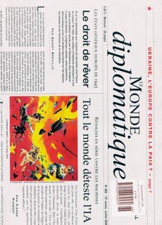 Le Monde Diplomatique Magazine Issue NO 868