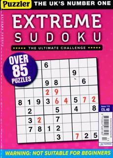 Extreme Sudoku Magazine Issue NO 113
