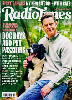 Radio Times England Magazine Issue 01/08/2026