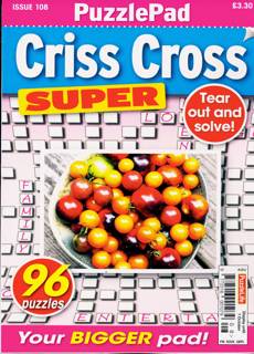 Puzzlelife Criss Cross Super Magazine Issue NO 108