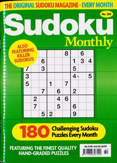 Sudoku Monthly Magazine Issue NO 260