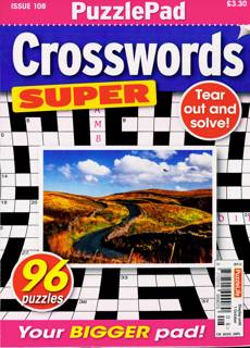 Puzzlelife Crossword Super Magazine Issue NO 108