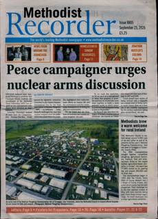 Methodist Recorder Magazine Issue 25/09/2026