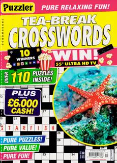 Puzzler Tea Break Crosswords Magazine Issue NO 375