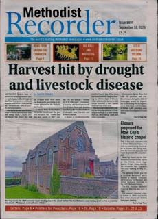 Methodist Recorder Magazine Issue 18/09/2026