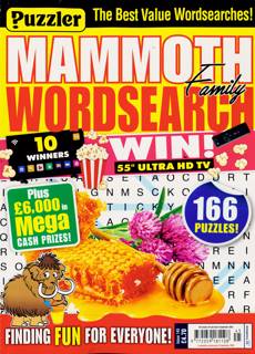 Puzz Mammoth Fam Wordsearch Magazine Issue NO 145