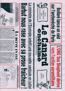 Le Canard Enchaine Magazine Issue NO5512