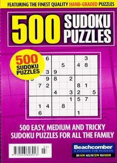 500 Sudoku Puzzles Magazine Issue NO 103