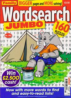 Family Wordsearch Jumbo Magazine Issue NO 390