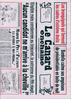 Le Canard Enchaine Magazine Issue NO5513
