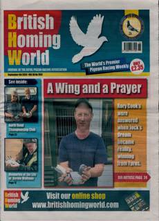 British Homing World Magazine Issue NO 7852