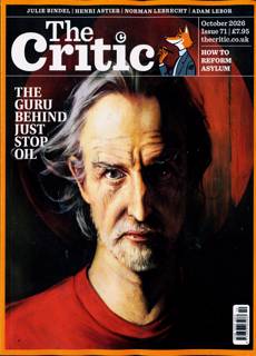 The Critic Magazine Issue OCT 26