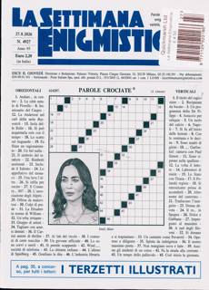 La Settimana Enigmistica Magazine Issue NO 4927