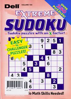 Original Sudoku Magazine Issue EXT 105