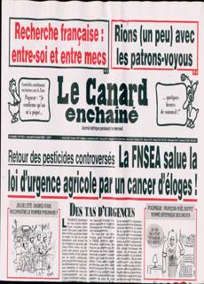 Le Canard Enchaine Magazine Issue NO5515