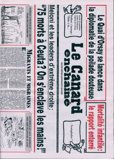 LE CANARD ENCHAINE Magazine Issue NO5517