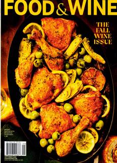 Food & Wine USA Magazine Issue SEP 26
