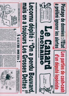 LE CANARD ENCHAINE Magazine Issue NO5520
