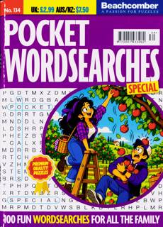 Pocket Wordsearch Special Magazine Issue NO 134