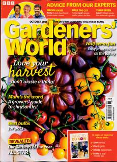 BBC Gardeners World Magazine Issue OCT 26