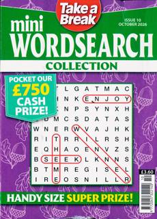 Tab Mini Wordsearch Coll Magazine Issue NO 10