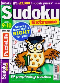 Puzzlelife Sudoku L9&10 Magazine Issue NO 121