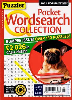 Puzzler Q Pock Wordsearch Magazine Issue NO 295